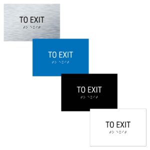 To Exit Sign Hero