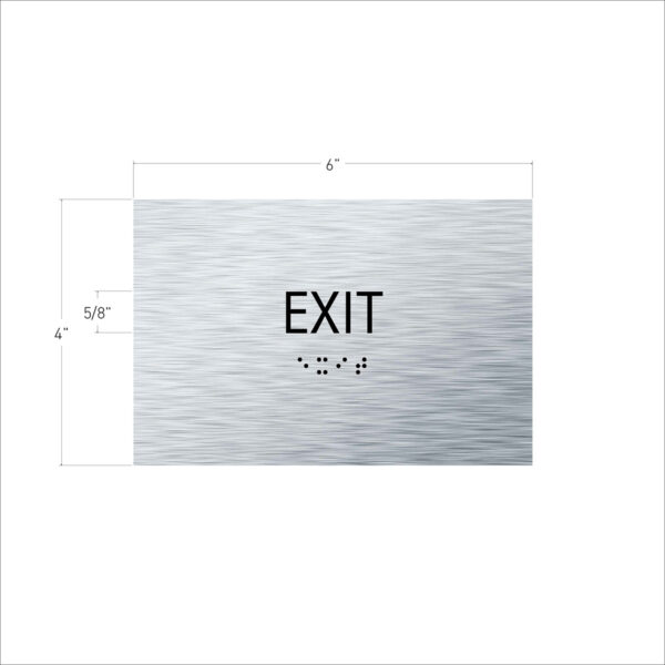 Exit Sign - 4”x6” - Image 5