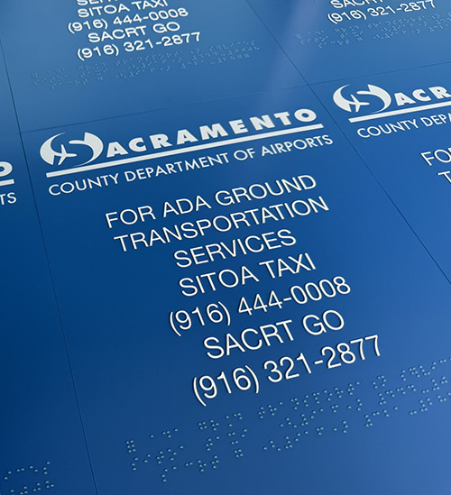 order custom ADA signs San Francisco