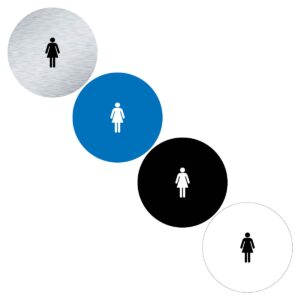12x12 Women Restroom Door Featured Image