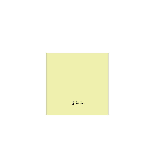 Stair Floor ID (Glow in the Dark) - 4”x4”