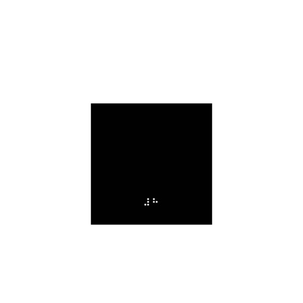 Elevator Jamb Sign Black