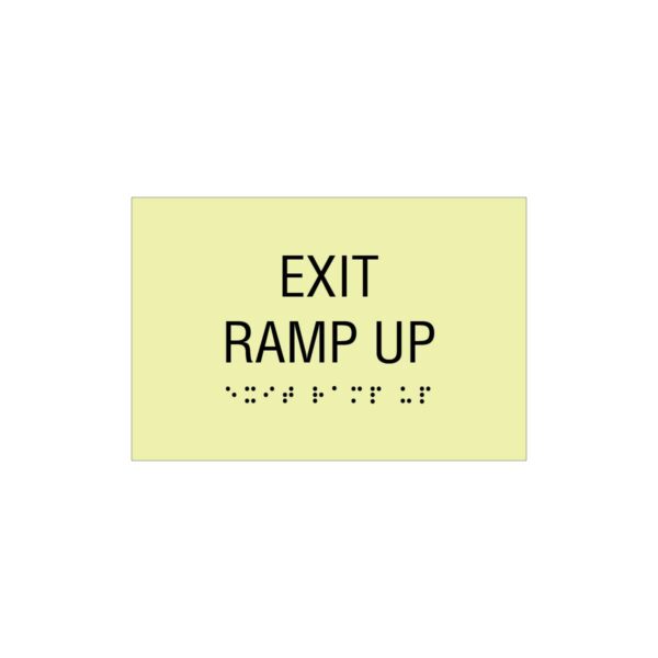 Exit Ramp Up (Glow in the Dark) - 4”x6”