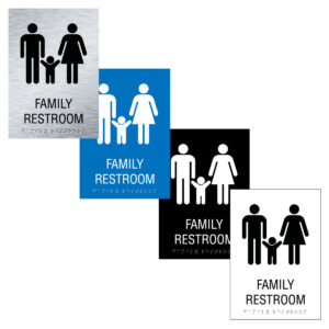 6x8.6 Family Restroom Sign Featured Image
