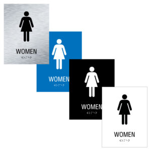6x8 Women Restroom Sign Featured Image