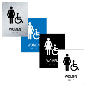 6x8 Women ISA Restroom Sign Featured Image