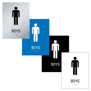 6x8 Boys Restroom Sign Featured Image