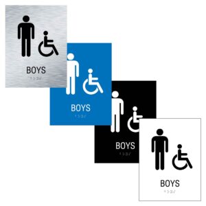 6x8 Boys ISA Restroom Sign Featured Image