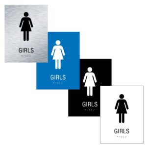 6x8 Girls Restroom Sign Featured Image