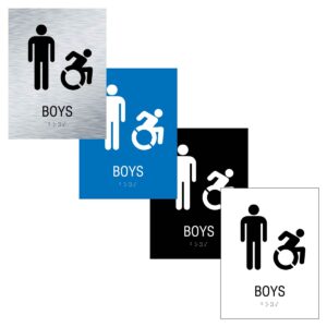 6x8 Boys ISA NY, CT, Restroom Sign Featured Image
