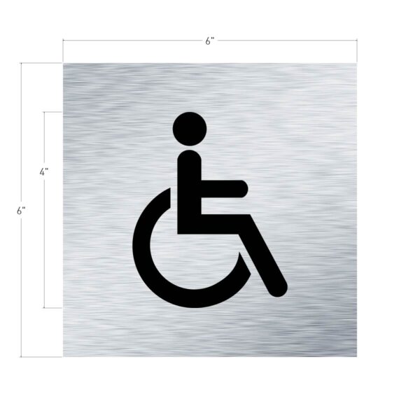 ISA Sign - 6”x6” Brushed