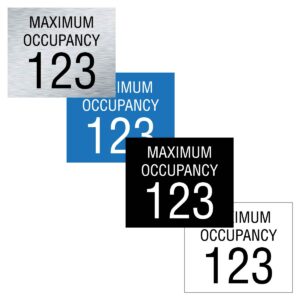 Maximum Occupancy Sign - 5”x6” featured image