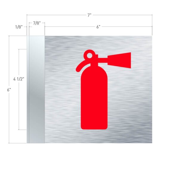 FEC Blade Sign – 6”x7” Brushed
