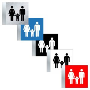 Restroom Family Blade Sign - 6”x7” Featured Image