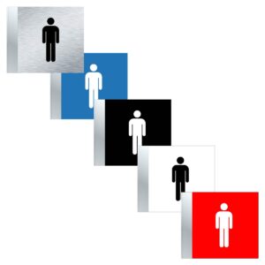 Restroom Men Blade Sign – 6”x7” Featured Image
